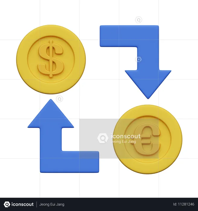 Dollar Exchange  3D Icon