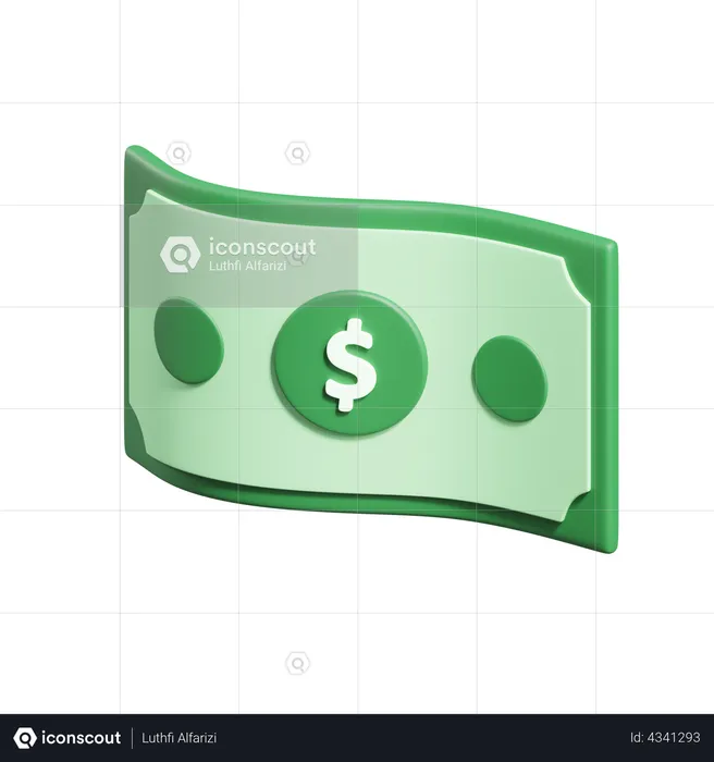 Dollar Money  3D Illustration