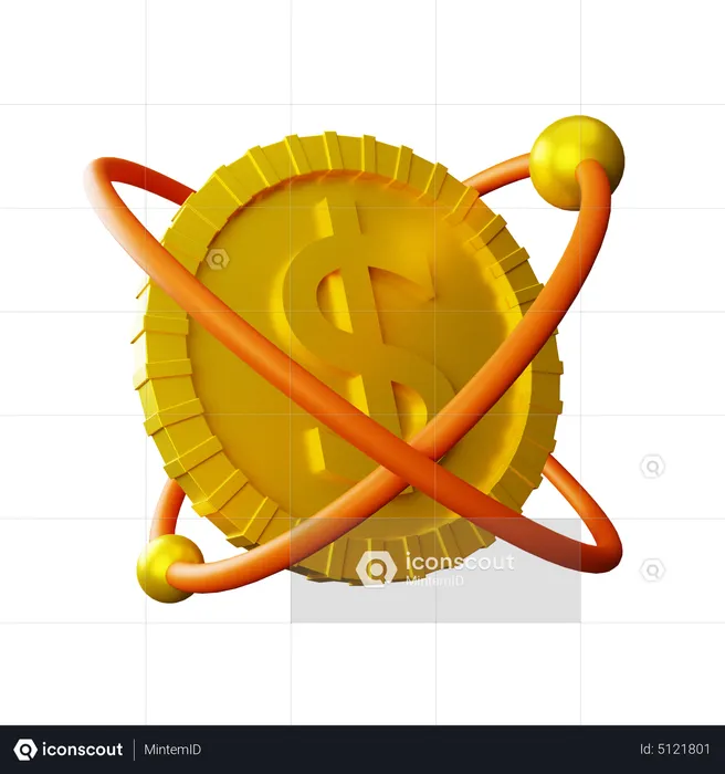 Dollar Network  3D Icon