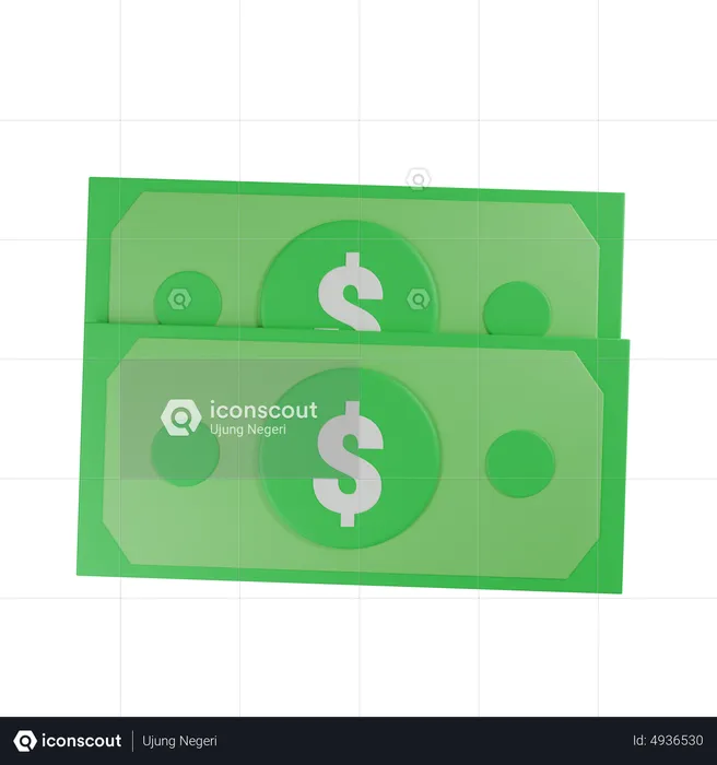 Dollar Note  3D Icon