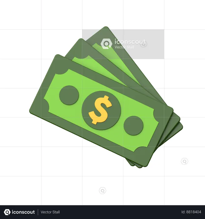 Dollar Note  3D Icon