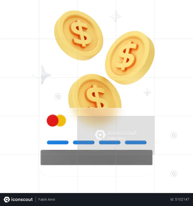 Dollar Payment  3D Icon