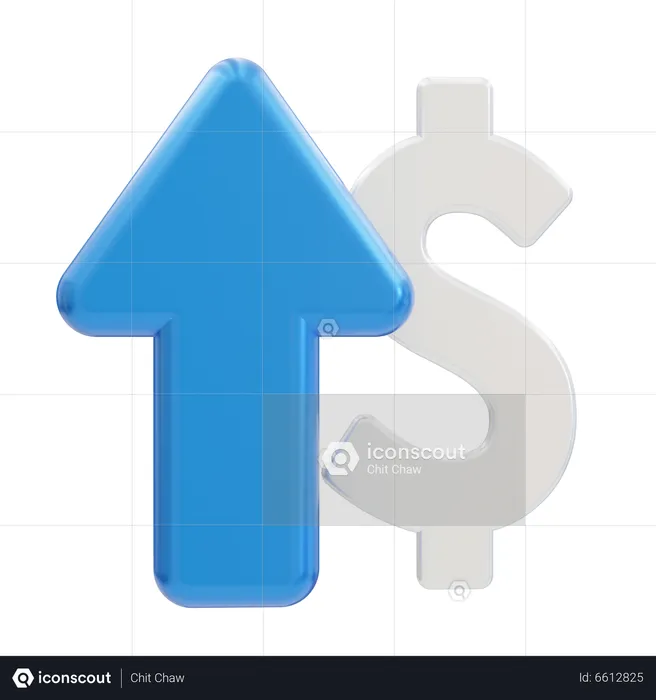 Dollar Rate  3D Icon