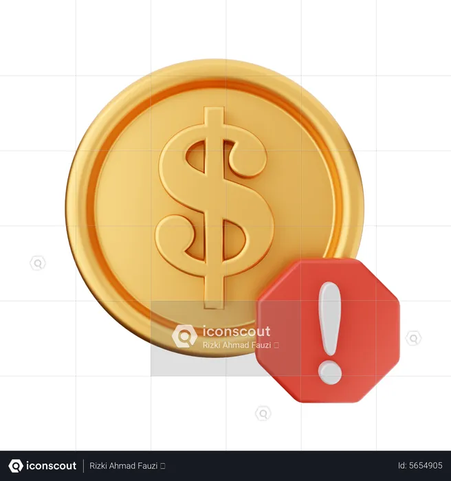 Dollar Report  3D Icon