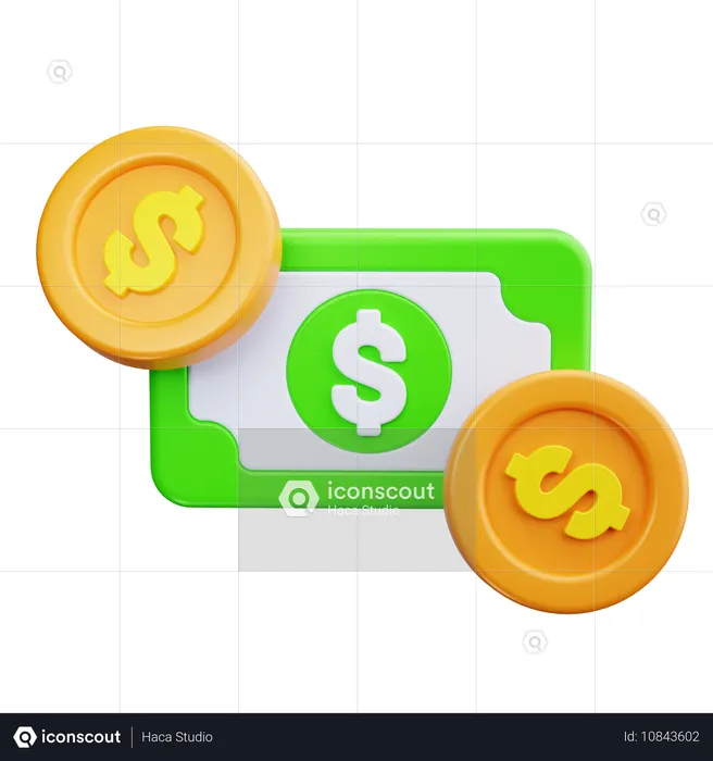 Dollar Sign  3D Icon