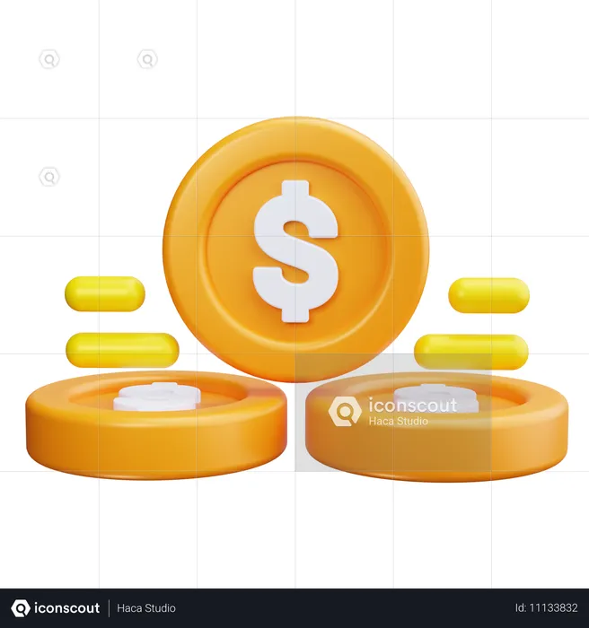 Dollar Sign  3D Icon