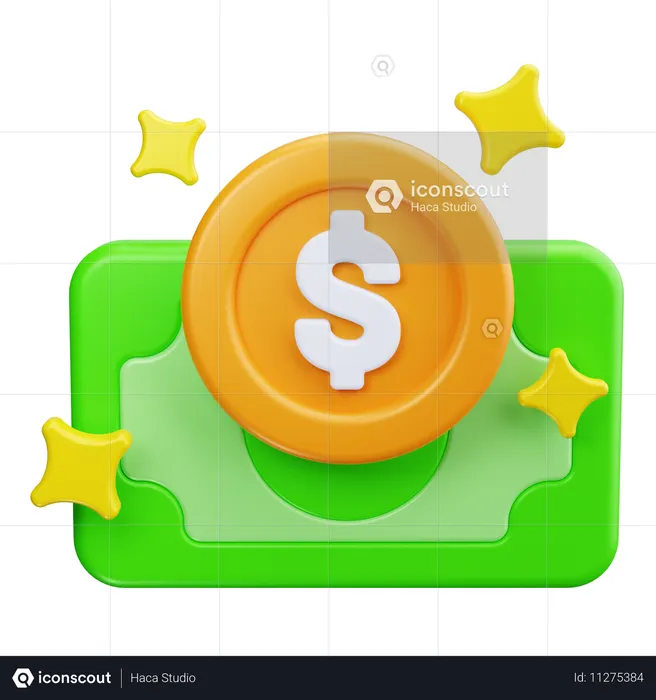 Dollar Sign  3D Icon