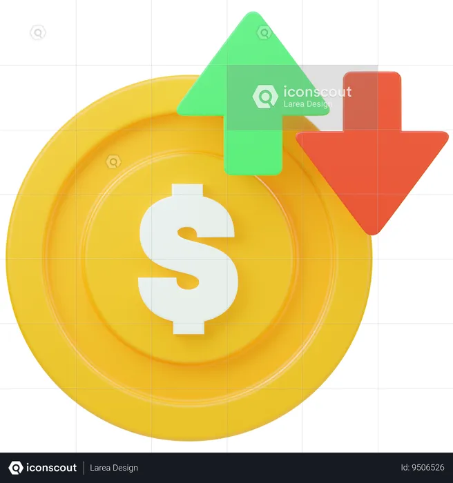 Dollar Value  3D Icon