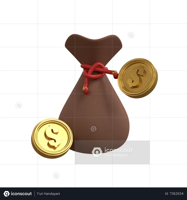 Dollarsack  3D Icon