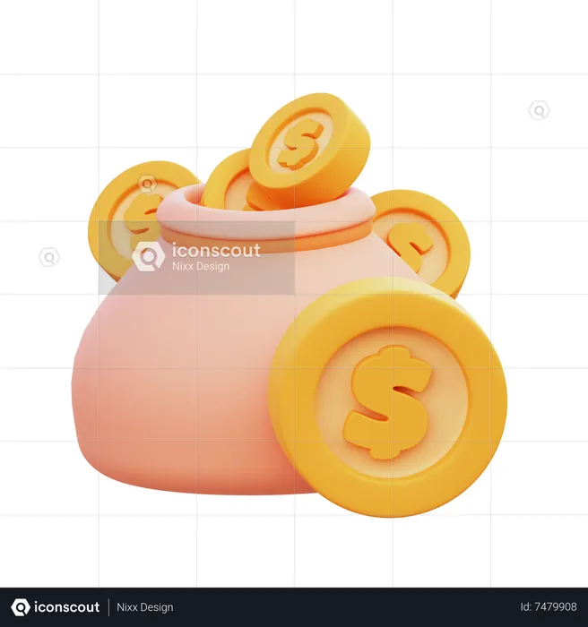 Dollarsack  3D Icon