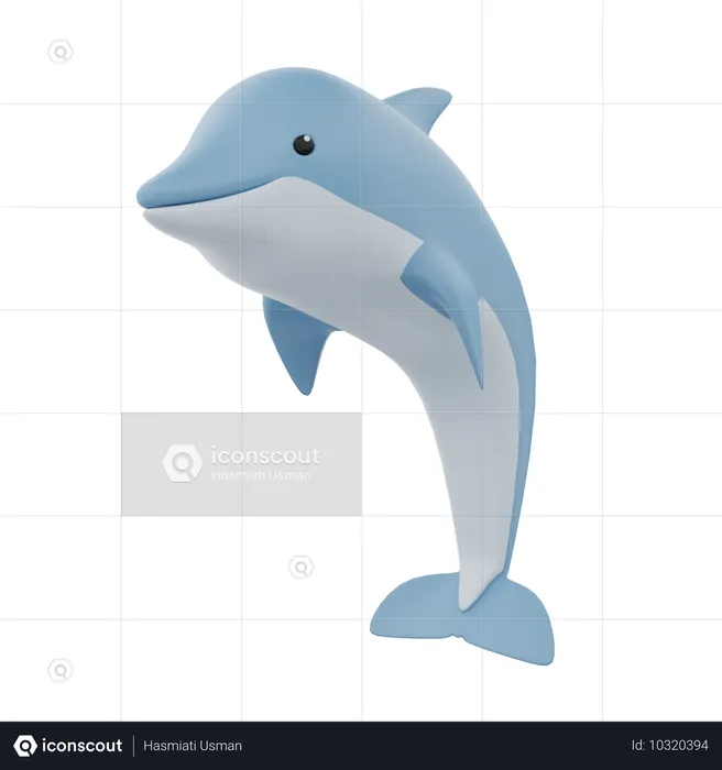Dolphin  3D Icon