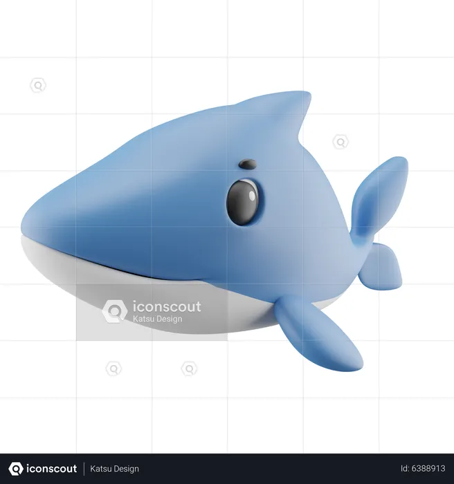 Dolphin  3D Icon