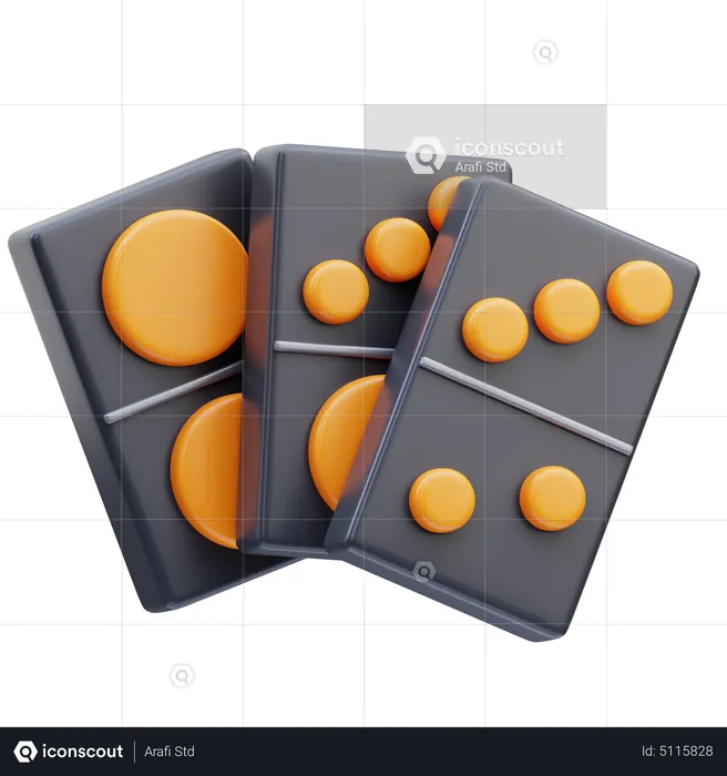 Domino  3D Icon