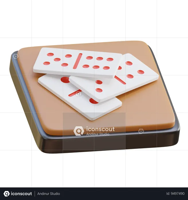 Domino  3D Icon