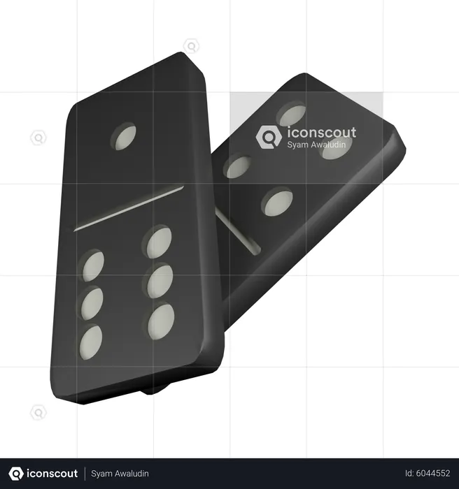 Dominoes  3D Icon
