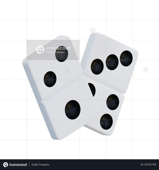 Dominos  3D Icon