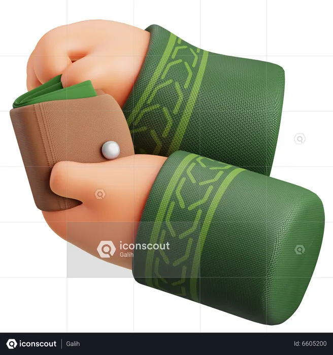 Dompet  3D Icon