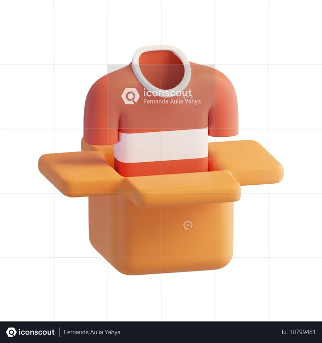 Don de t-shirt  3D Icon