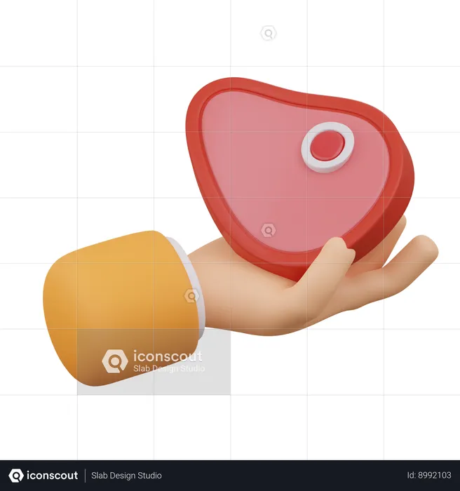 Donación de alimentos  3D Icon