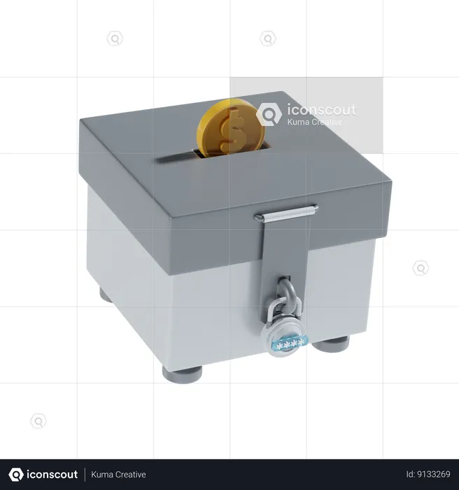 Donación de dinero  3D Icon