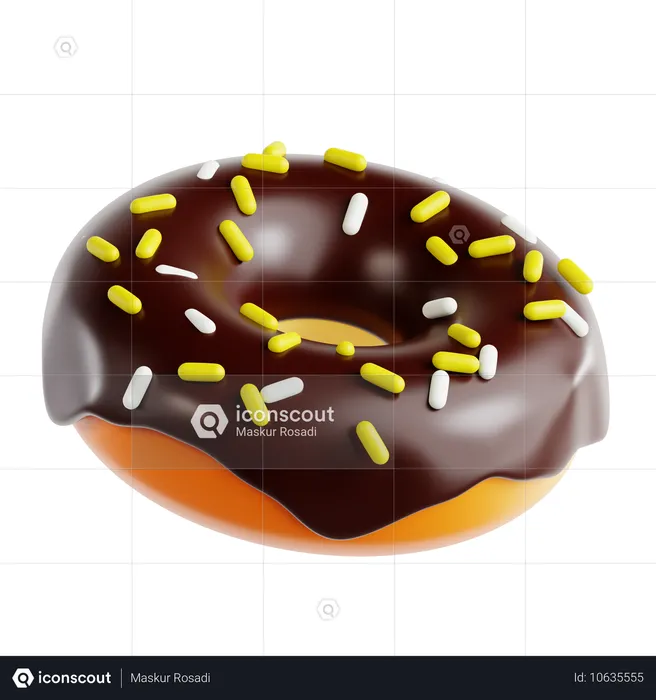 Donas  3D Icon