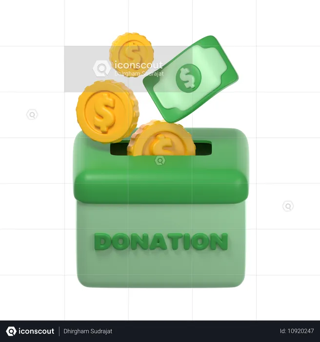 Donation  3D Icon