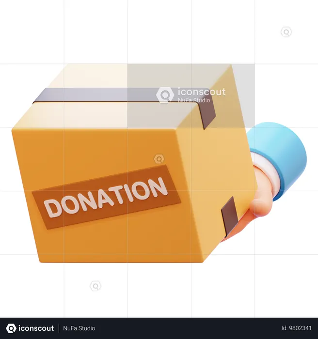 Donation Box  3D Icon