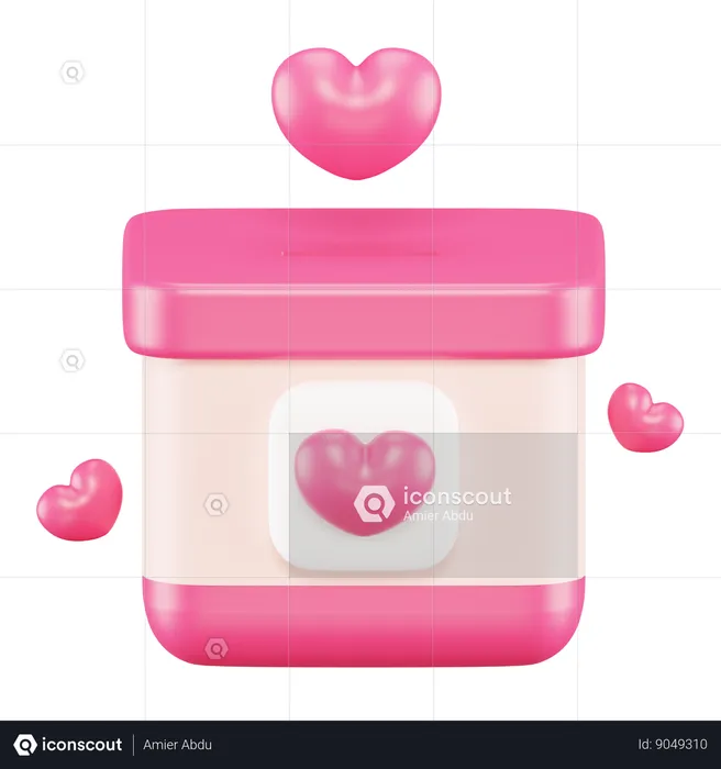 Donation Box  3D Icon