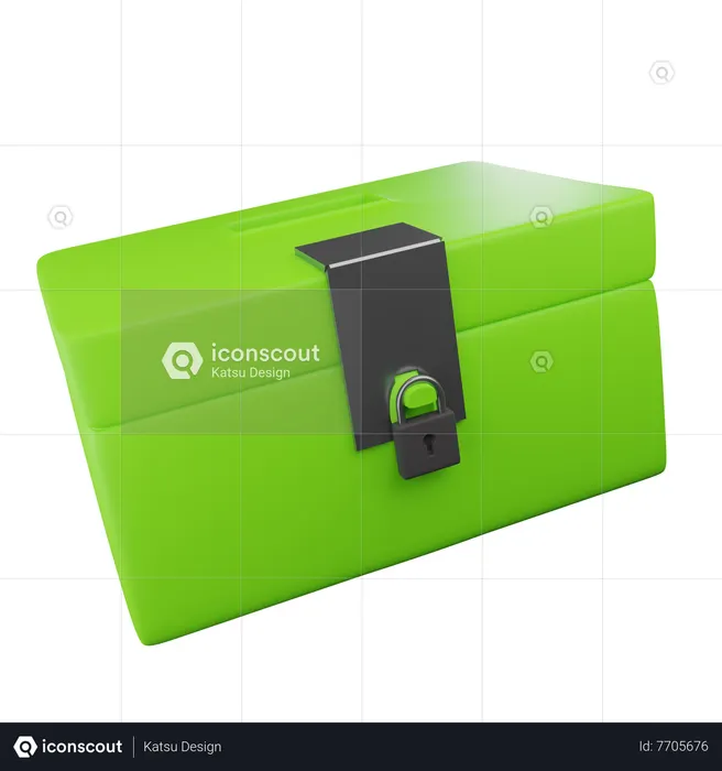 Donation Box  3D Icon