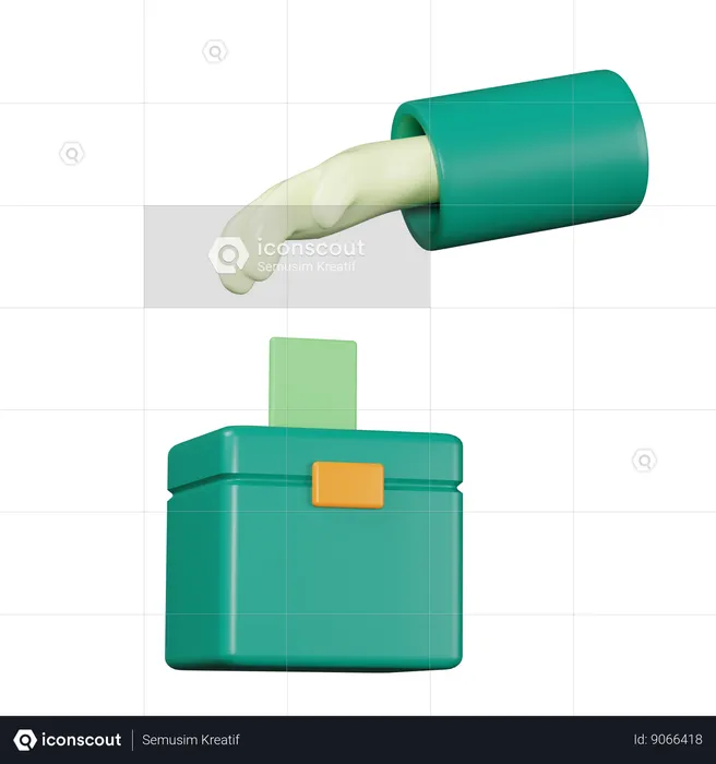 Donation Box  3D Icon