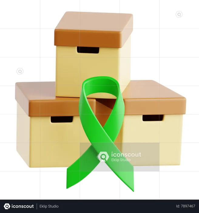 Donation Boxes  3D Icon