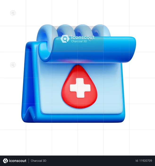 Donation Calendar  3D Icon