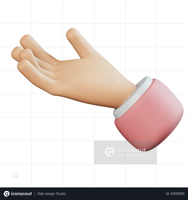 Donation Gesture  3D Icon