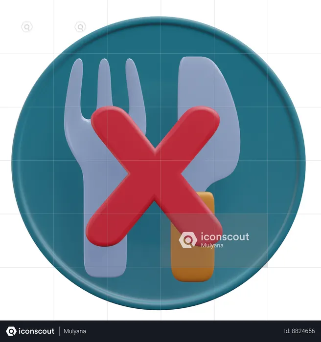 Dont Eat  3D Icon