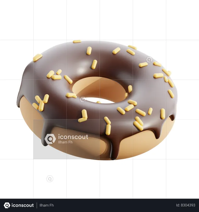 Rosquilla  3D Icon