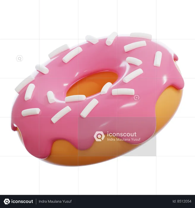 Rosquinha  3D Icon