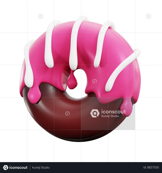 Rosquilla  3D Icon