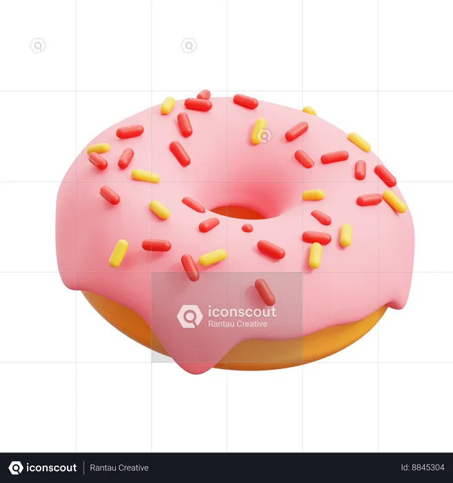 Rosquilla  3D Icon