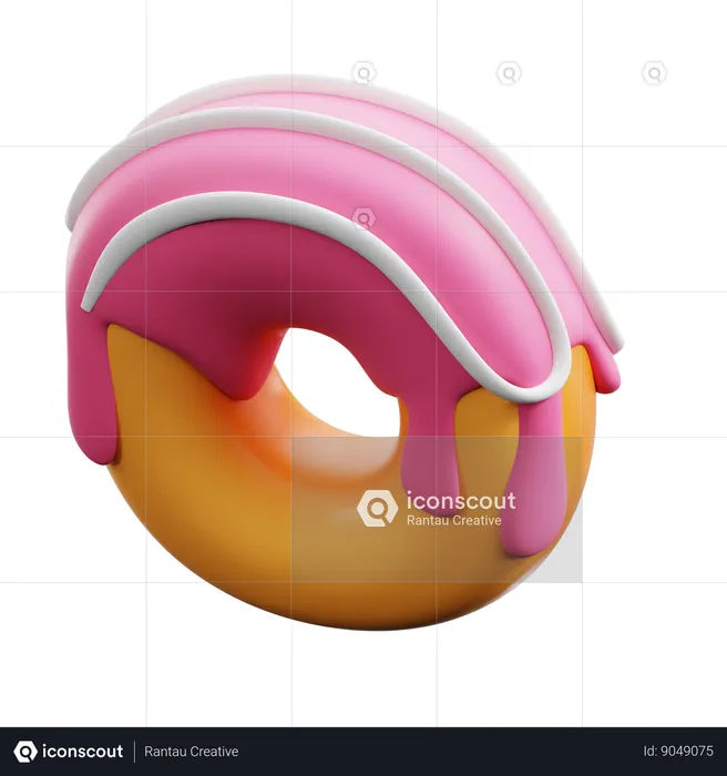 Rosquinha  3D Icon