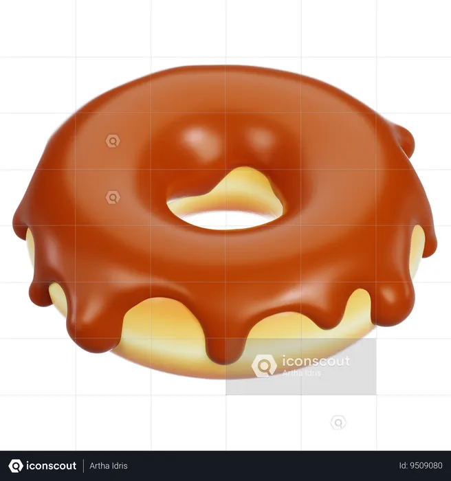 Rosquilla  3D Icon