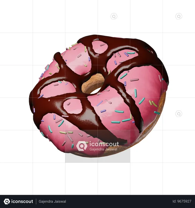 Rosquilla  3D Icon