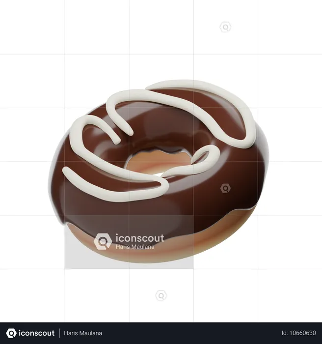 Rosquilla  3D Icon