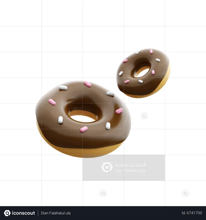 Donut  3D Icon