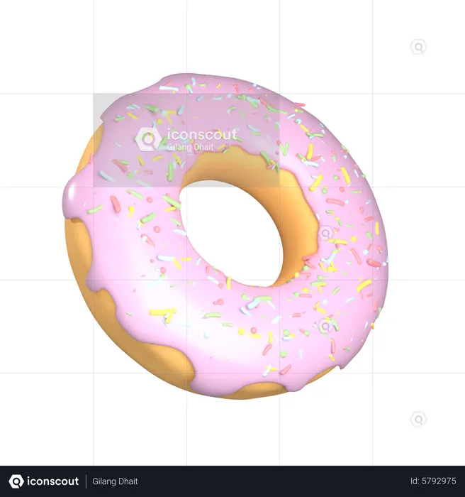 Donut  3D Icon