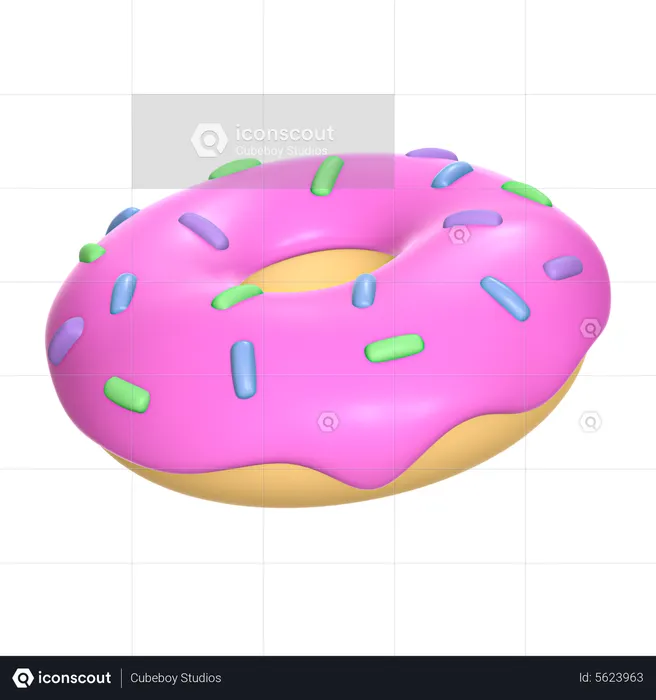 Donut  3D Icon