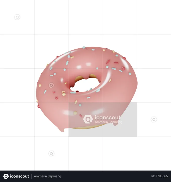 Donut  3D Icon