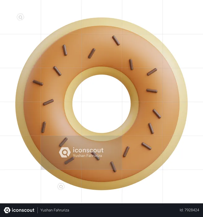 Donut  3D Icon