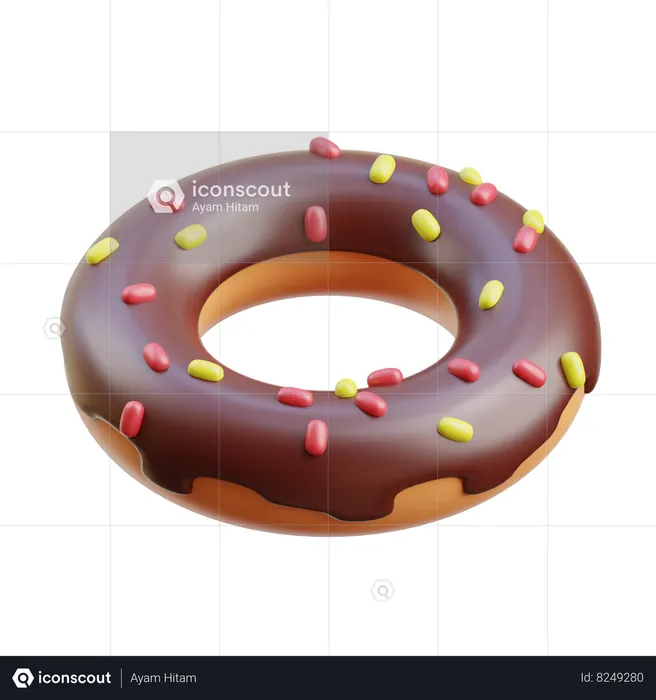 Donut  3D Icon