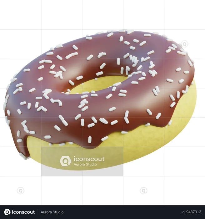 Donut  3D Icon