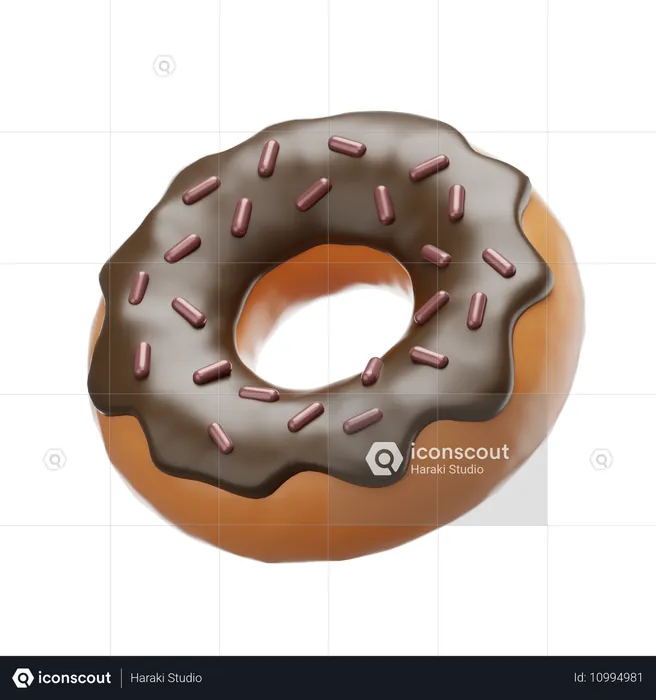 Donut  3D Icon